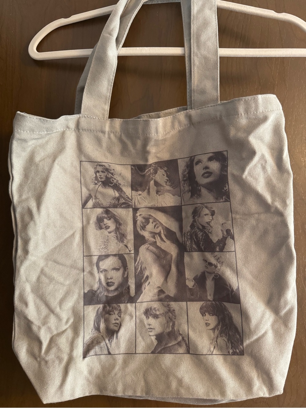 Official Taylor Swift Merch  Graphic Canvas Tote Bag with Photo Collage
